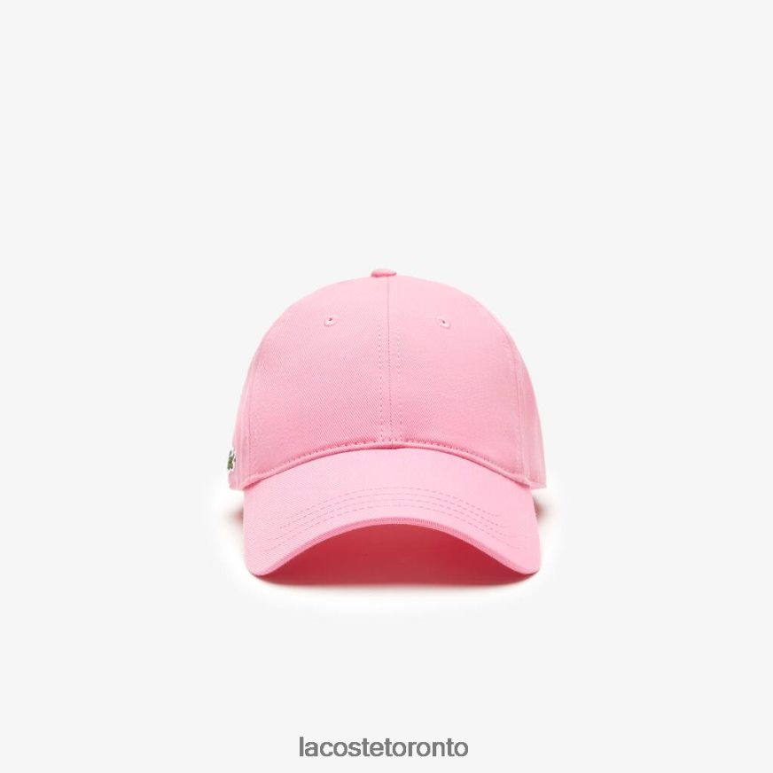 Accessories Lacoste Organic Cotton Twill Cap Pink Unisex Z60BPR2179