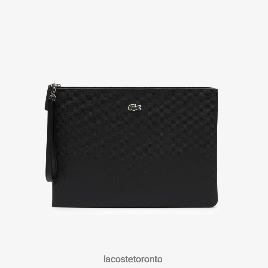 Bags  Leather Goods Lacoste L1212 Clutch Purse Black Women Z60BPR2793