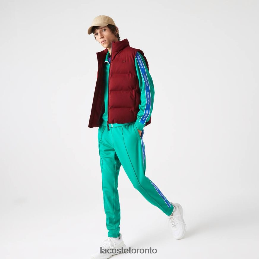 Clothing Lacoste Fold Away Hood Vest Bordeaux Men Z60BPR1258