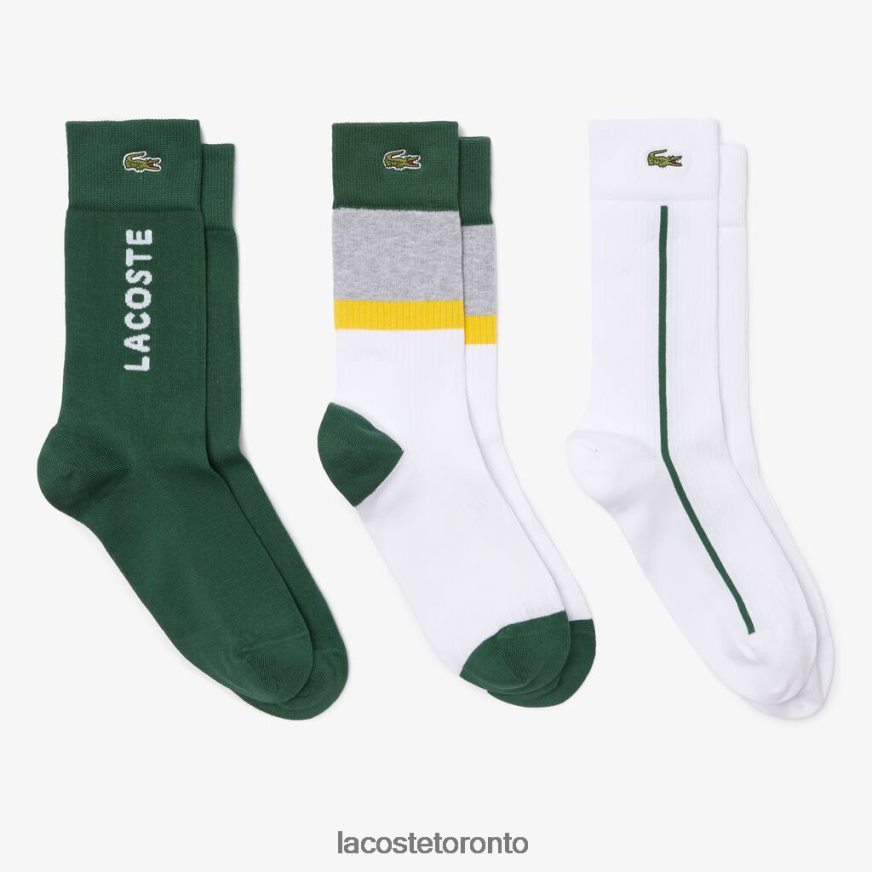 White/Grey Chine/Yellow/Green