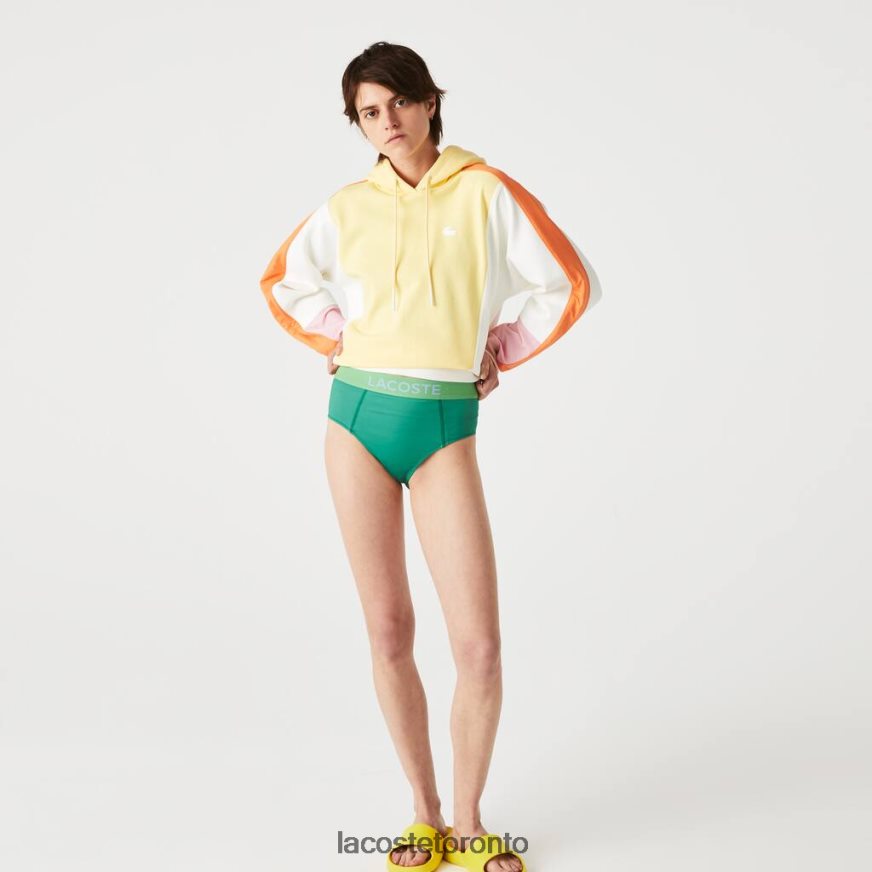 Clothing Lacoste Print Bikini Bottom Green/Blue Women Z60BPR2663