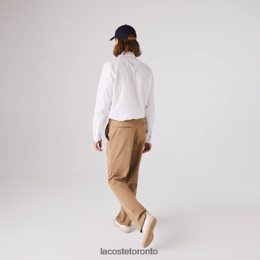 Clothing Lacoste Regular Fit Cotton Poplin Shirt White Men Z60BPR1614