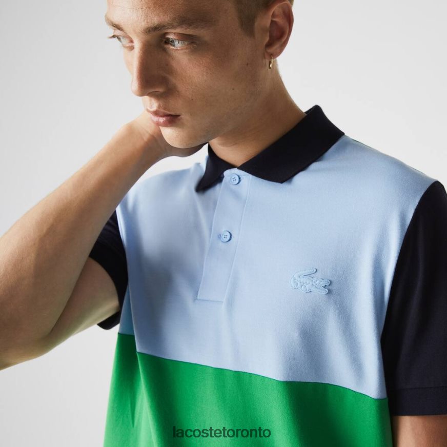 Green/Light Blue/Navy Blue