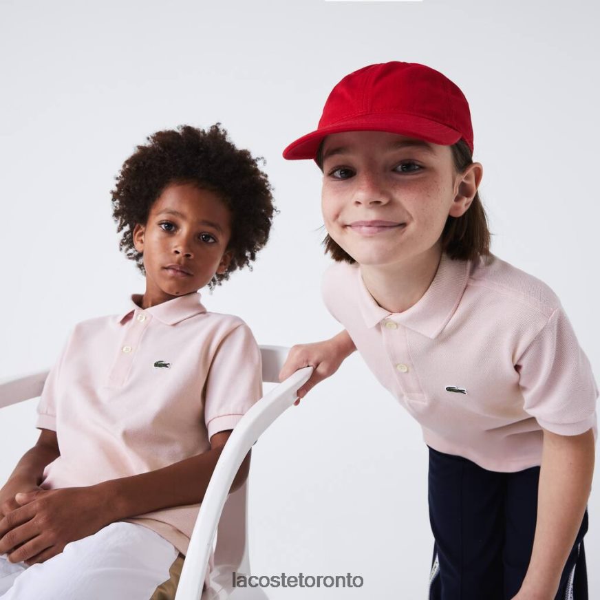 Clothing Lacoste Regular Fit Petit Pique Polo Light Pink Kids Z60BPR3122