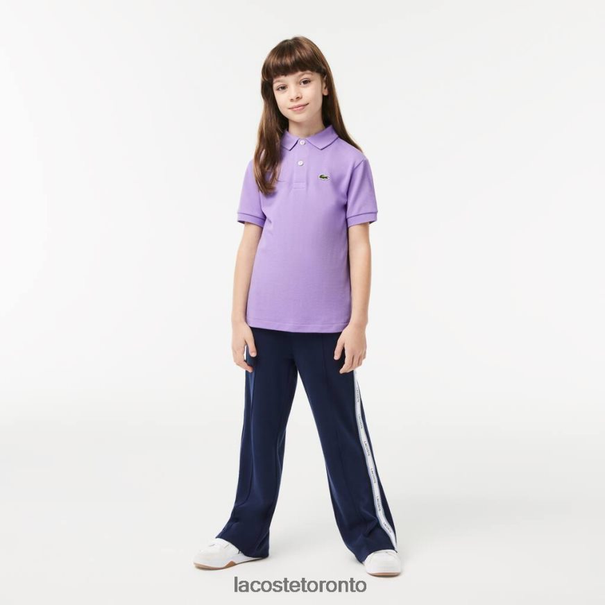 Clothing Lacoste Regular Fit Petit Pique Polo Purple Kids Z60BPR3181
