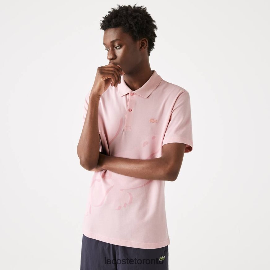 Clothing Lacoste Regular Fit Stretch Organic Cotton Polo Pink Men Z60BPR932