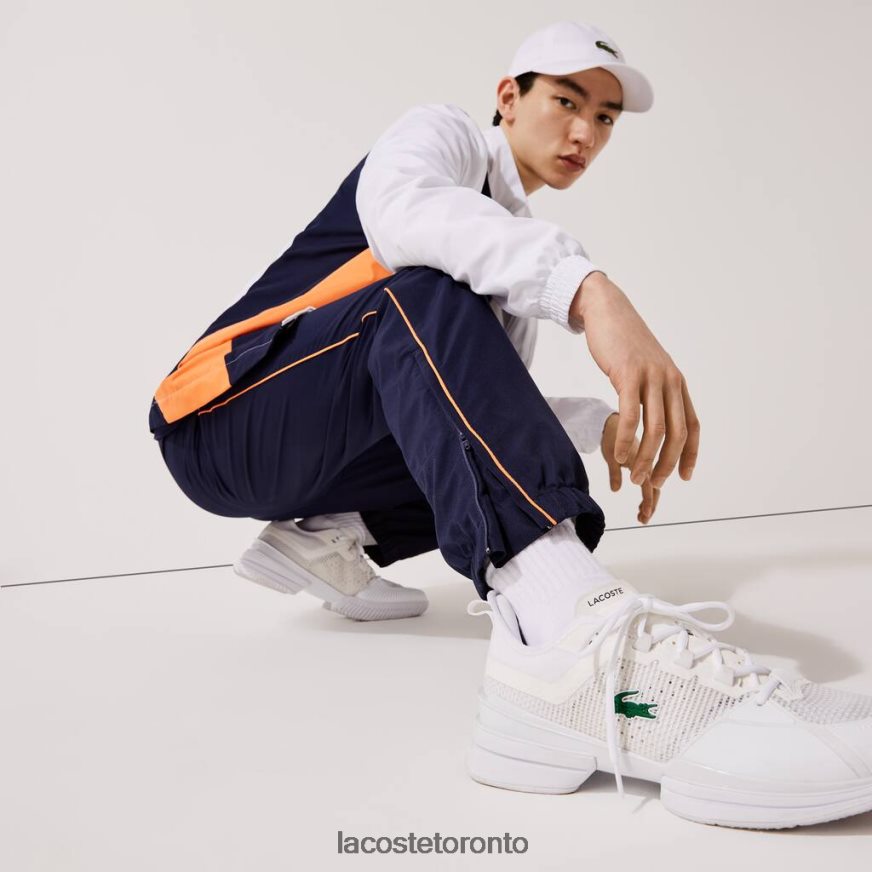 White/Navy Blue/Orange