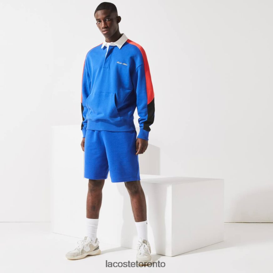 Clothing Lacoste SPORT Tennis Fleece Shorts Blue Men Z60BPR1339