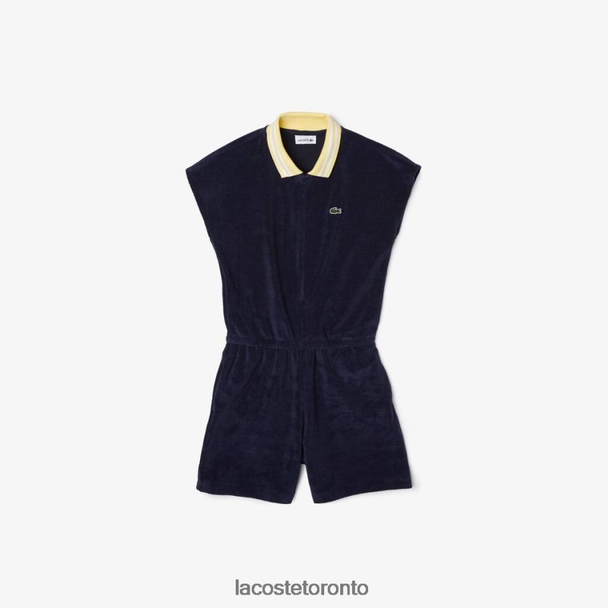 Navy Blue/Yellow/White