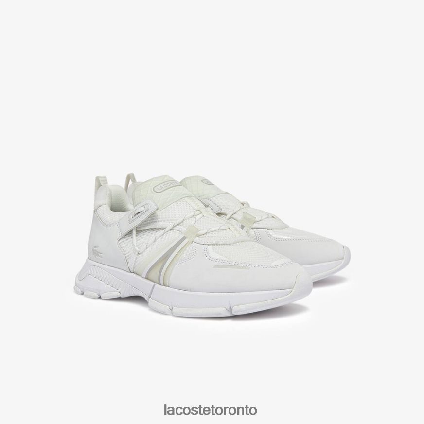 Shoes Lacoste L003 Textile Sneakers White Men Z60BPR1798