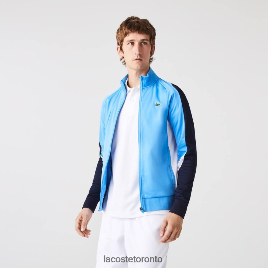 Clothing Lacoste SPORT Classic Fit Zip Tennis Sweatshirt Blue/Navy Blue/White Men Z60BPR976