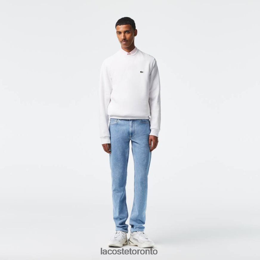 Clothing Lacoste Slim Fit Stretch Cotton Denim Pants Blue Men Z60BPR418