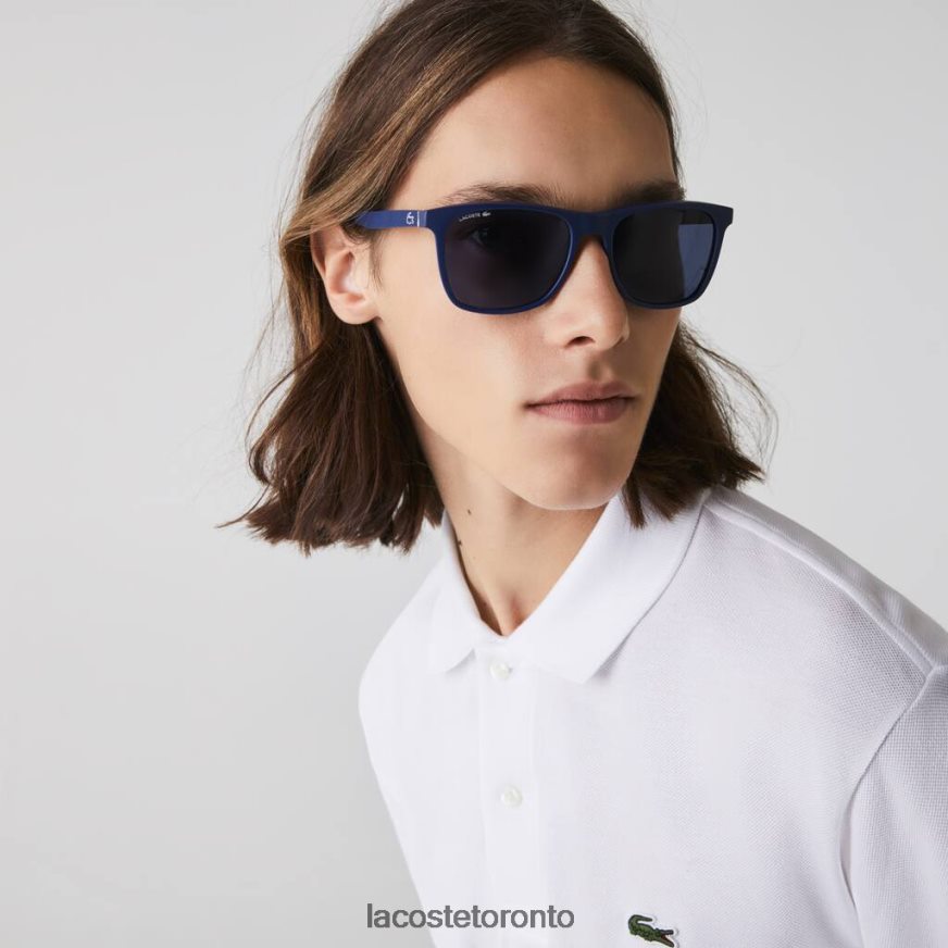 Accessories Lacoste Modified Rectangle L.12.12 Premium Sunglasses Blue Men Z60BPR1928