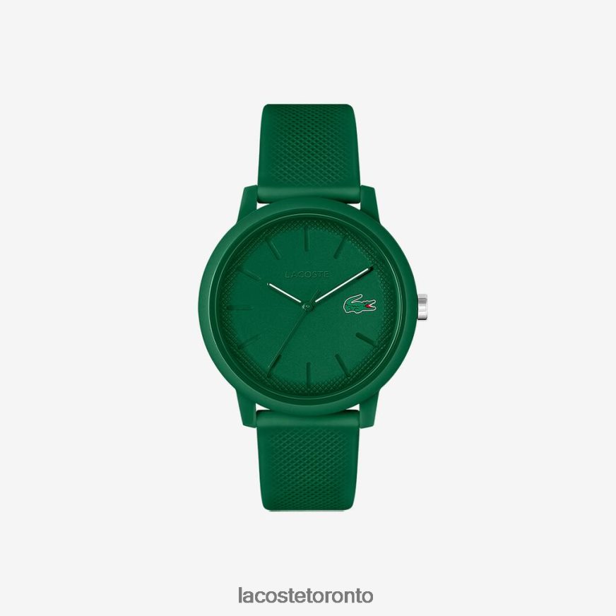 Accessories Lacoste 12.12 Green Silicone Strap Watch Green Men Z60BPR2198