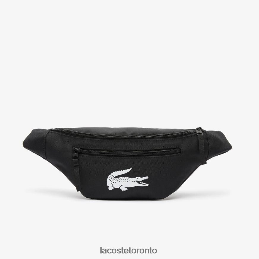 Bags & Leather Goods Lacoste Recycled Fiber Belt Bag Black Men Z60BPR2007