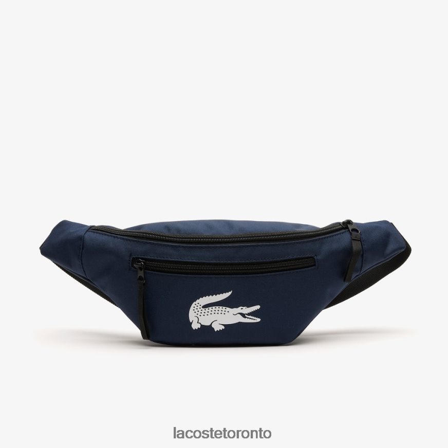 Bags & Leather Goods Lacoste Recycled Fiber Belt Bag Blue Men Z60BPR2003