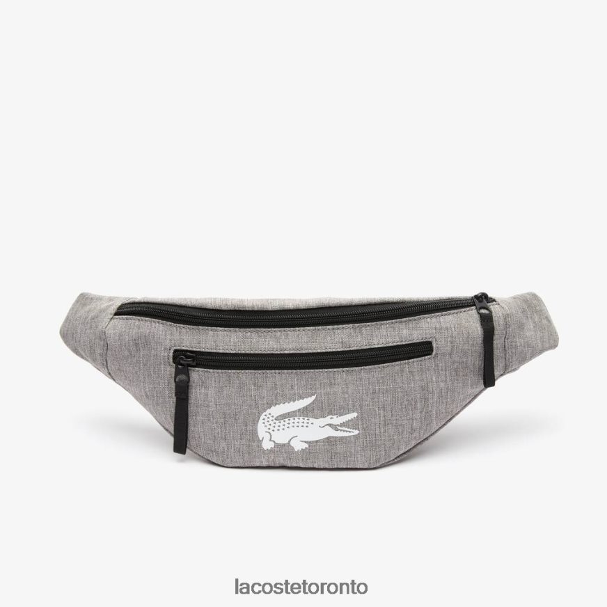 Bags & Leather Goods Lacoste Recycled Fiber Belt Bag Gris Chine Men Z60BPR2005