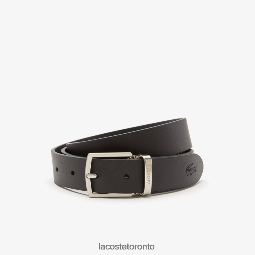 Bags & Leather Goods Lacoste Pin And Flat Buckle Belt Gift Set Noir Magnet Men Z60BPR2111