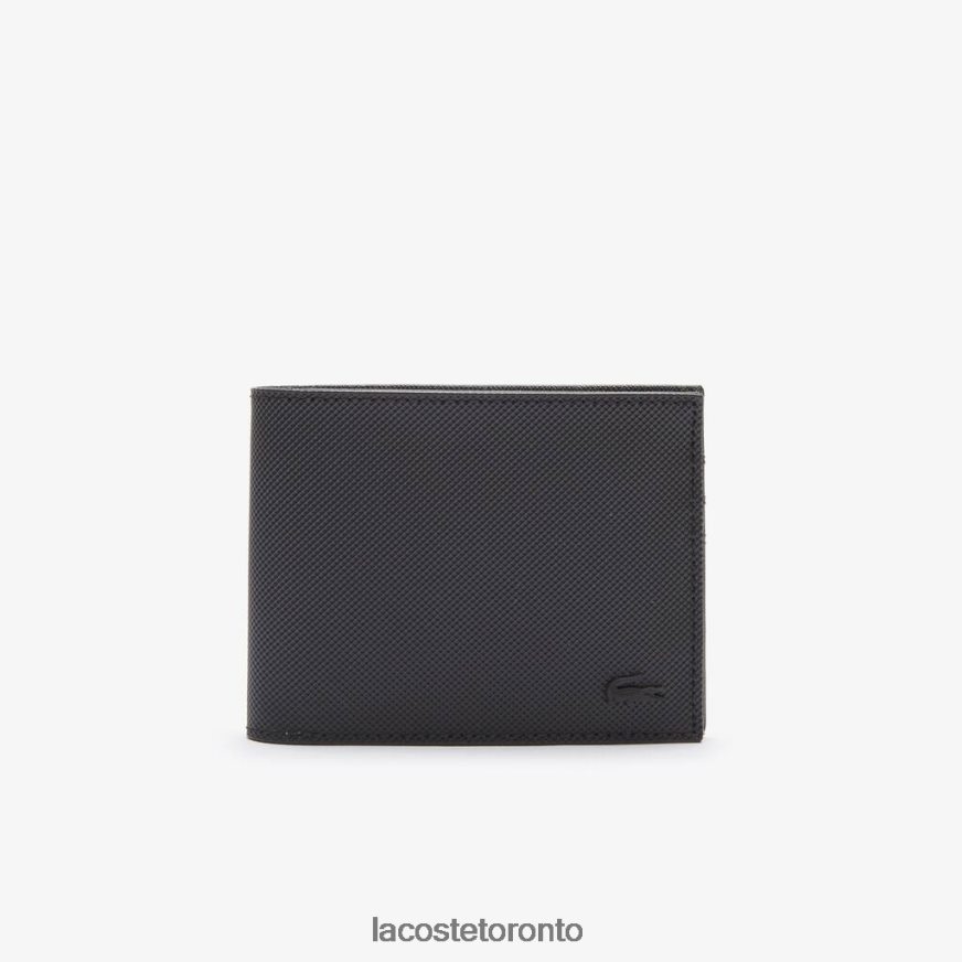 Bags & Leather Goods Lacoste Classic Petit Pique Six Card Wallet Black Men Z60BPR2020
