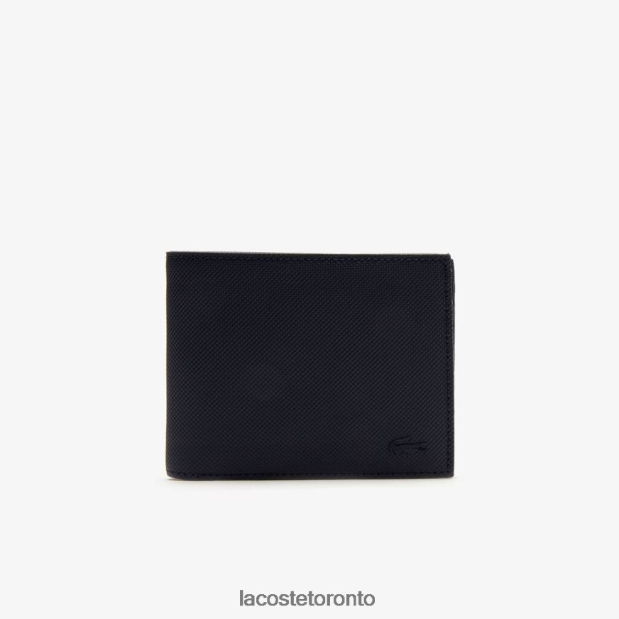 Bags & Leather Goods Lacoste Classic Petit Pique Six Card Wallet Black Men Z60BPR2021