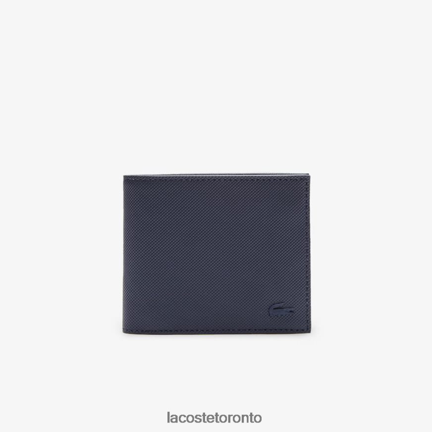 Bags & Leather Goods Lacoste Classic Petit Pique Three Card Wallet Purple Men Z60BPR2059