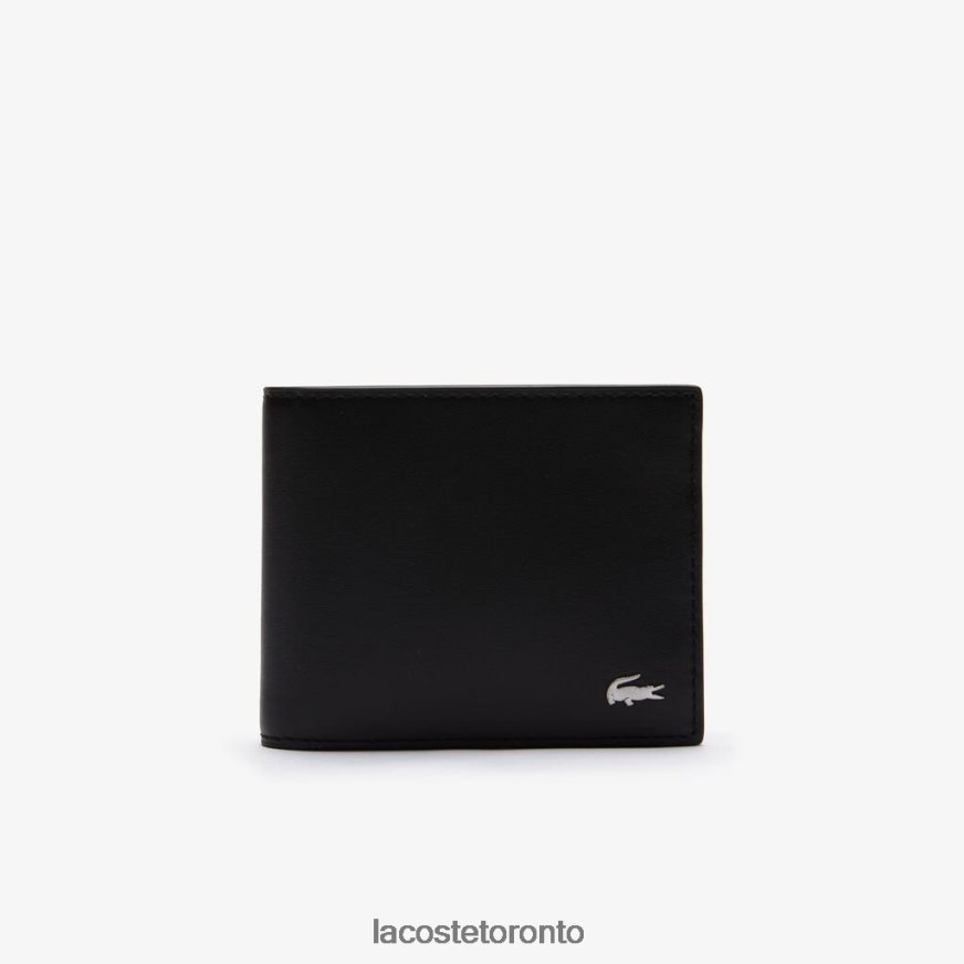 Bags & Leather Goods Lacoste Fitzgerald Leather Six Card Wallet Black Men Z60BPR1953