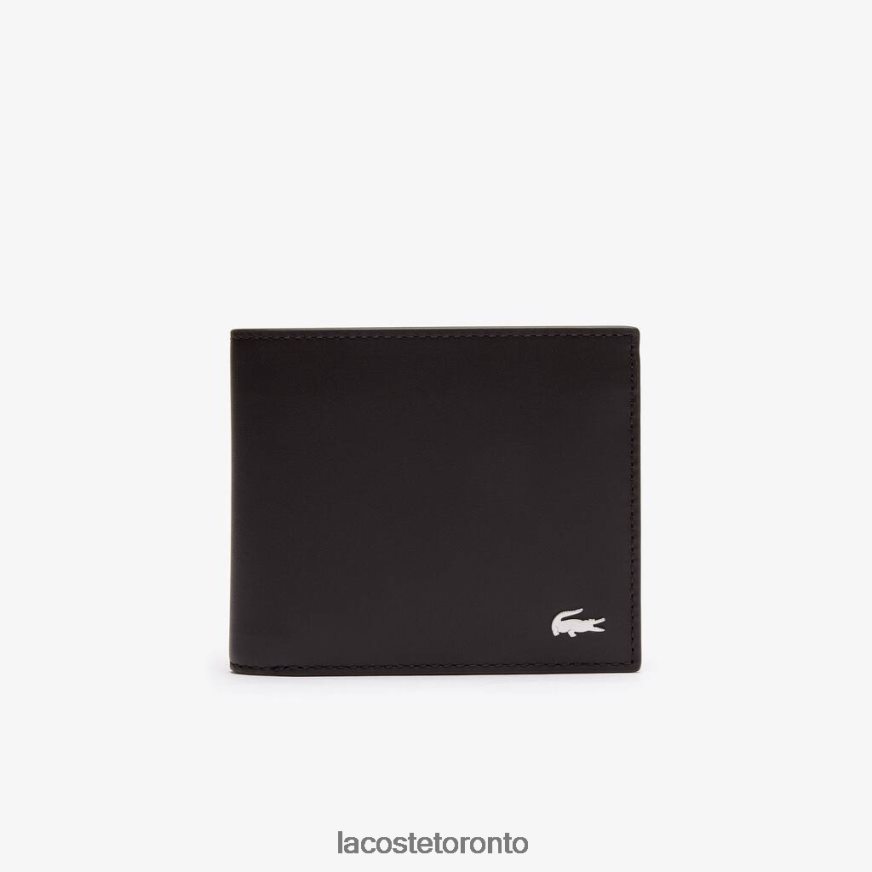 Bags & Leather Goods Lacoste Fitzgerald Leather Wallet Dark Brown Men Z60BPR1944