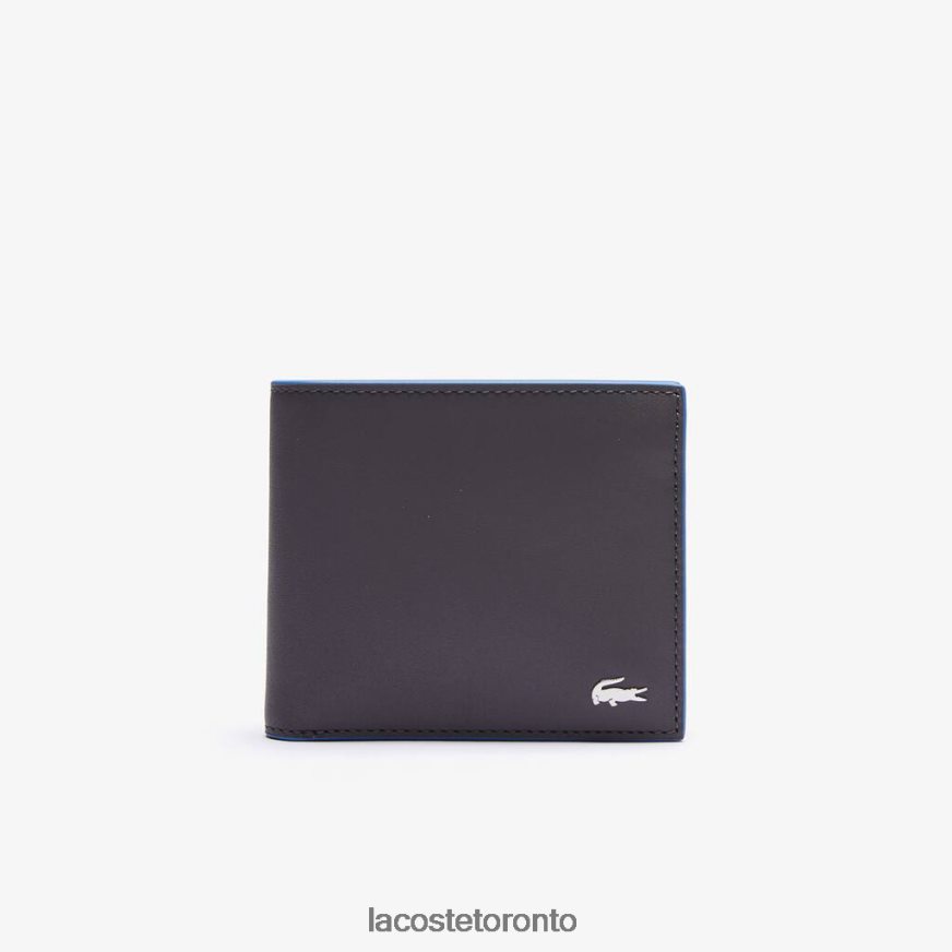 Bags & Leather Goods Lacoste Fitzgerald Leather Wallet Magnet Lazuli Men Z60BPR1946