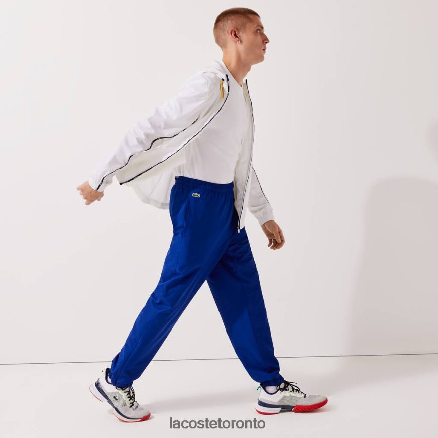 Clothing Lacoste SPORT Tennis Diamond Weave Taffeta Trackpants Blue Men Z60BPR1114