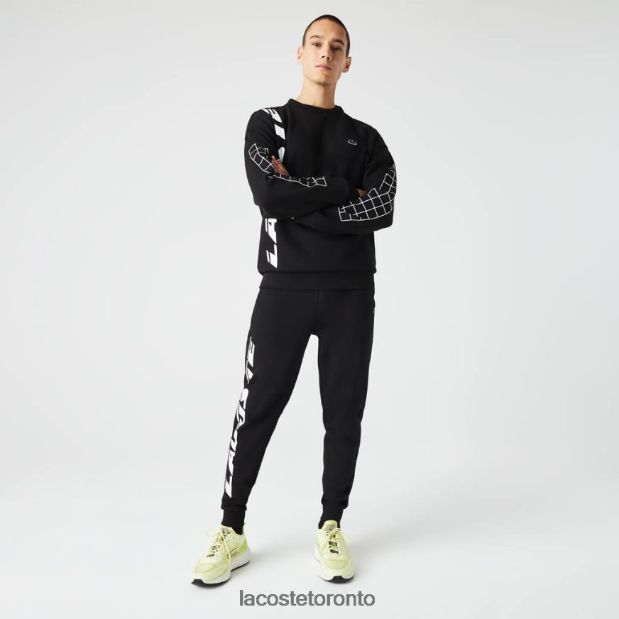 Clothing Lacoste Slim Fit Branded Trackpants Black Men Z60BPR973