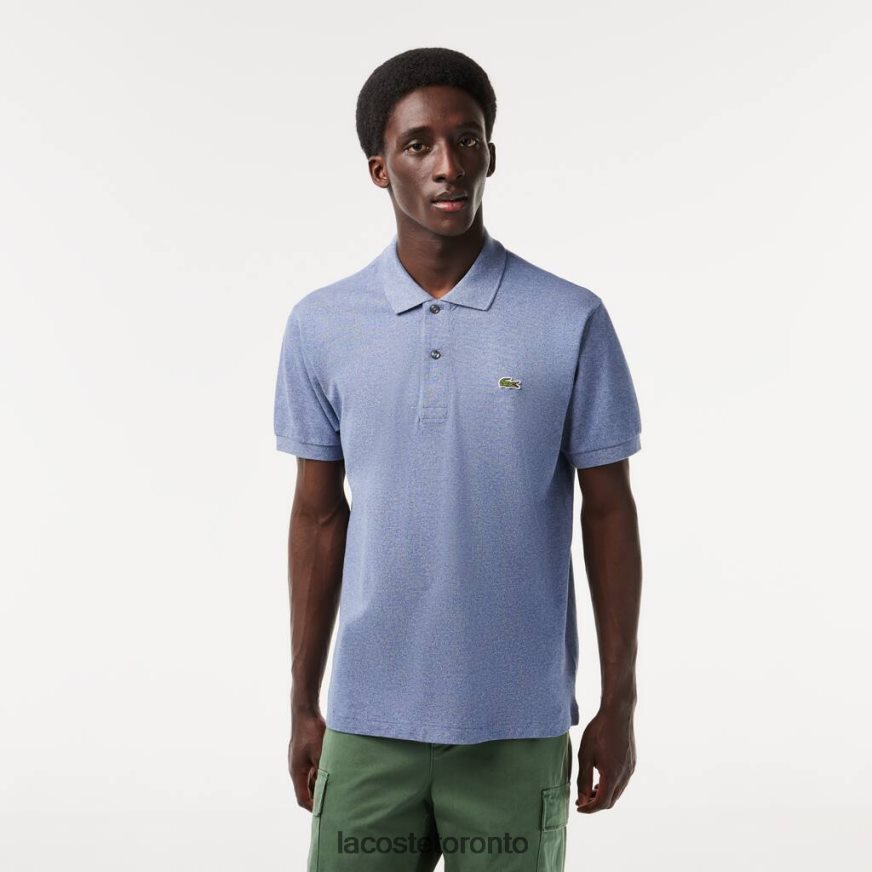 Clothing Lacoste Original L.12.12 Heathered Polo Blue Chine Men Z60BPR128