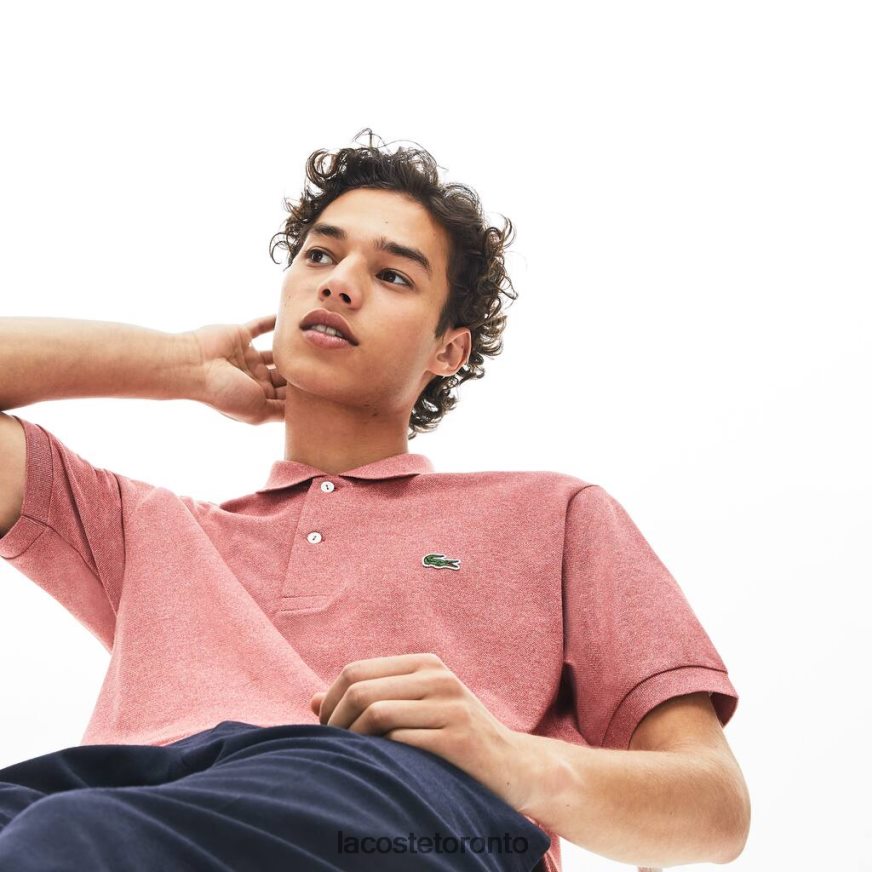 Clothing Lacoste Original L.12.12 Heathered Polo Red Men Z60BPR774