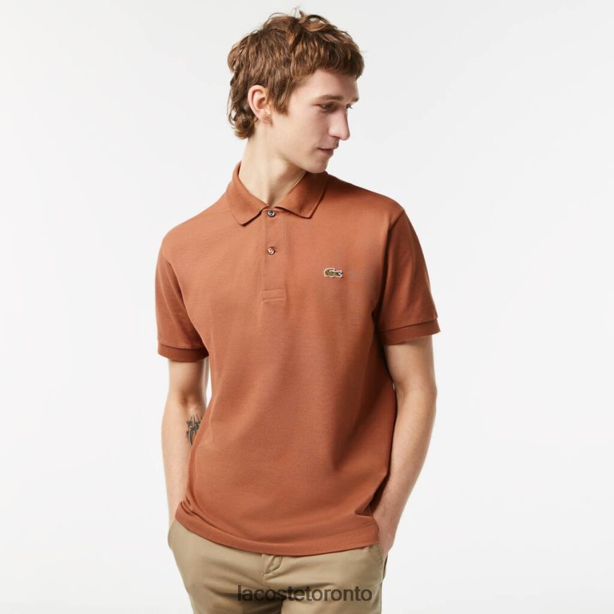 Clothing Lacoste Original L.12.12 Polo Light Brown Men Z60BPR104