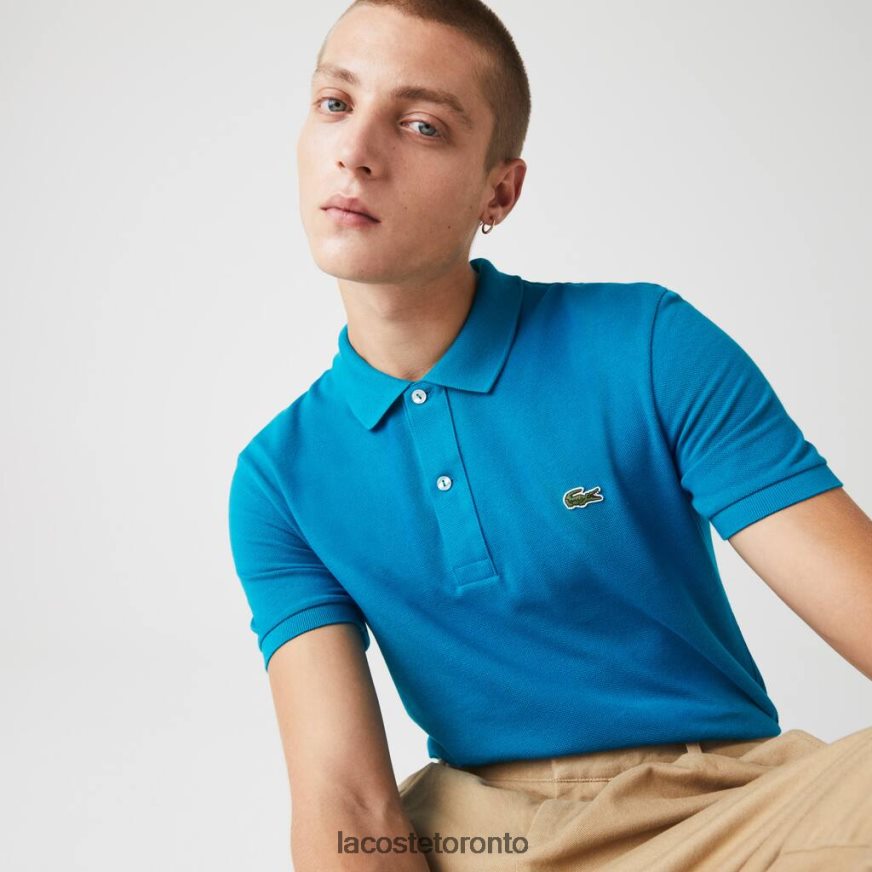 Clothing Lacoste Original L.12.12 Slim Fit Polo Blue Men Z60BPR891