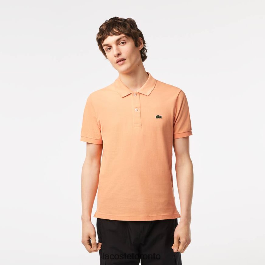 Clothing Lacoste Original L.12.12 Slim Fit Polo Light Orange Men Z60BPR157
