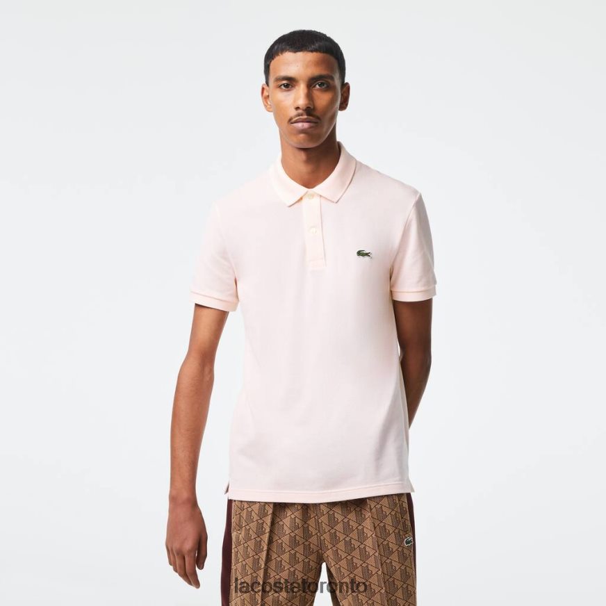 Clothing Lacoste Original L.12.12 Slim Fit Polo Light Pink Men Z60BPR740