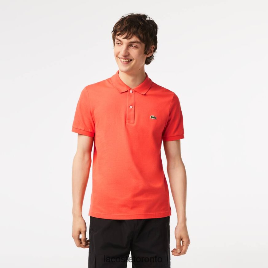 Clothing Lacoste Original L.12.12 Slim Fit Polo Orange Men Z60BPR200