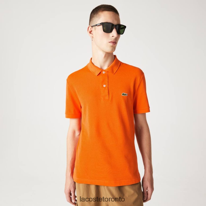 Clothing Lacoste Original L.12.12 Slim Fit Polo Orange Men Z60BPR876