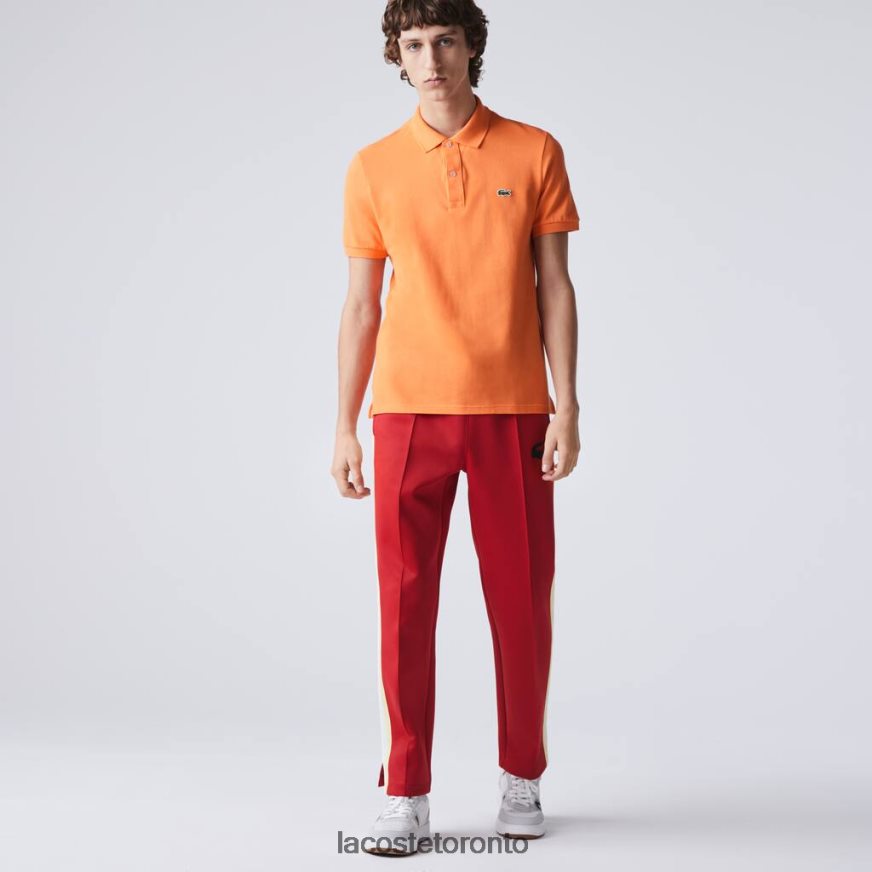 Clothing Lacoste Original L.12.12 Slim Fit Polo Orange Men Z60BPR943