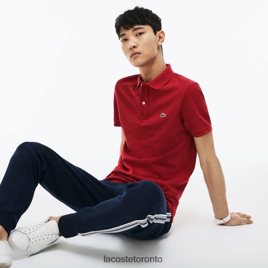 Clothing Lacoste Original L.12.12 Slim Fit Polo Red Men Z60BPR1199