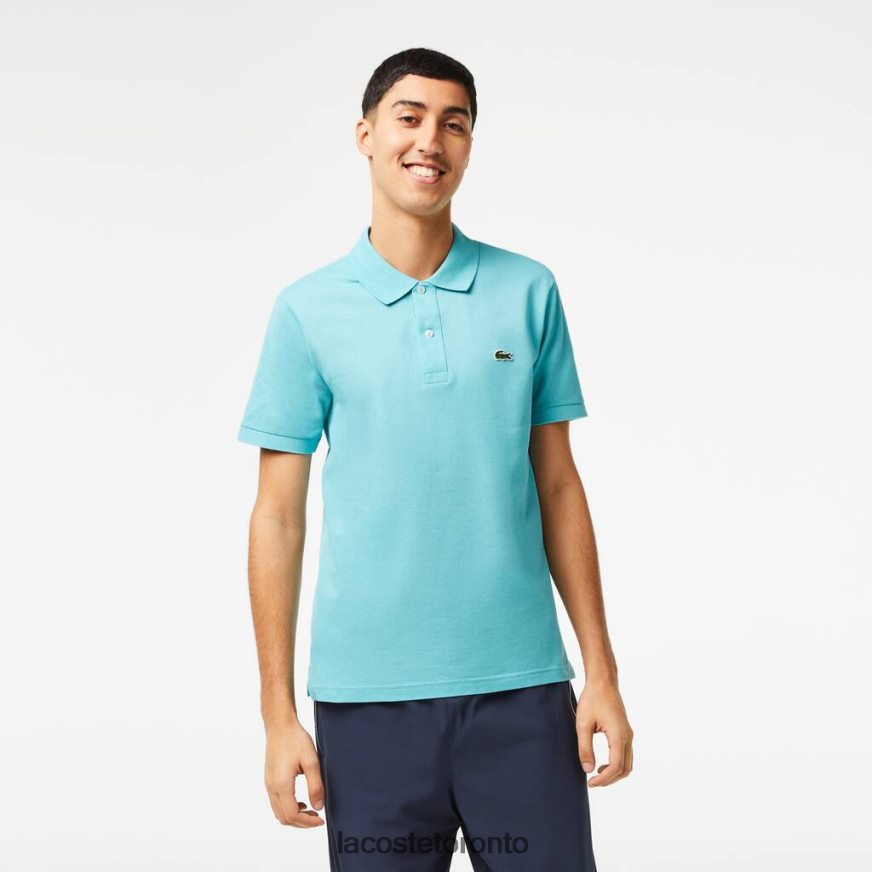 Clothing Lacoste Original L.12.12 Slim Fit Polo Turquoise Men Z60BPR201