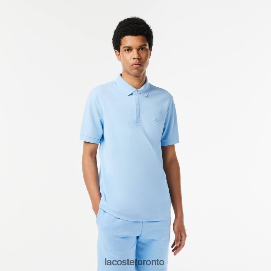 Clothing Lacoste Smart Paris Stretch Cotton Pique Polo Blue Men Z60BPR857
