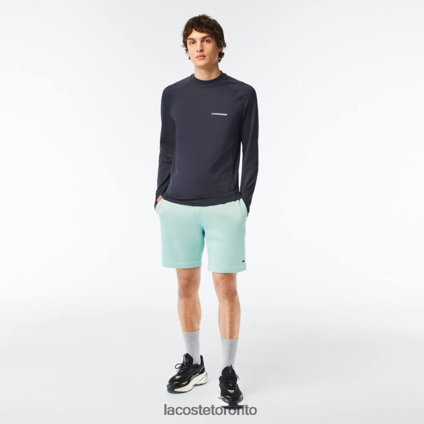 Clothing Lacoste Organic Brushed Cotton Fleece Shorts Mint Men Z60BPR475