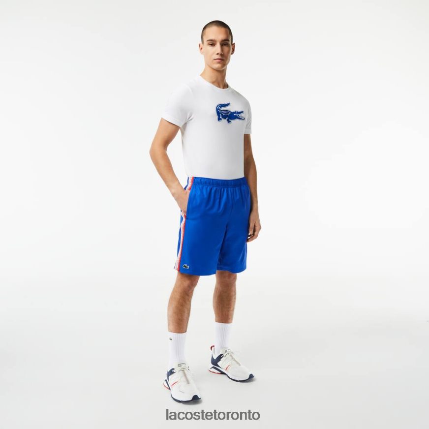 Clothing Lacoste Recycled Polyester Tennis Shorts Blue Men Z60BPR18