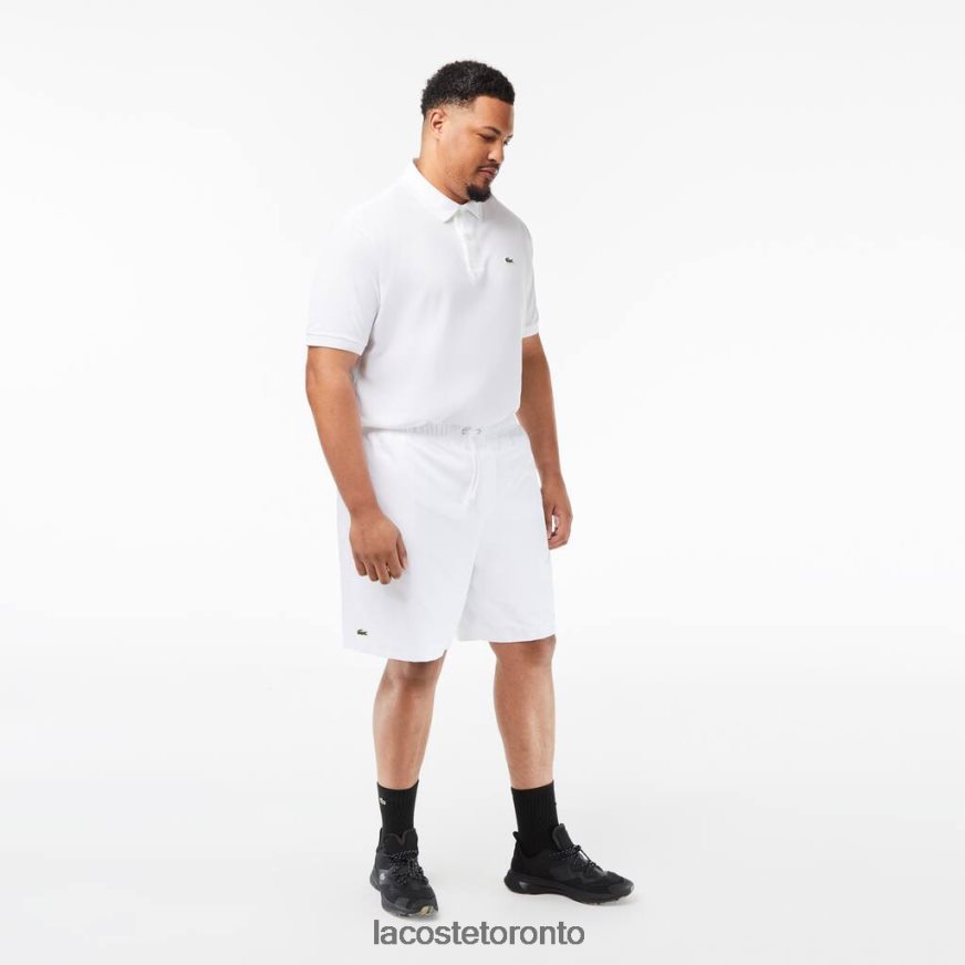 Clothing Lacoste SPORT Relaxed Fit Jersey Lined Shorts - Plus Size - Big White Men Z60BPR1446
