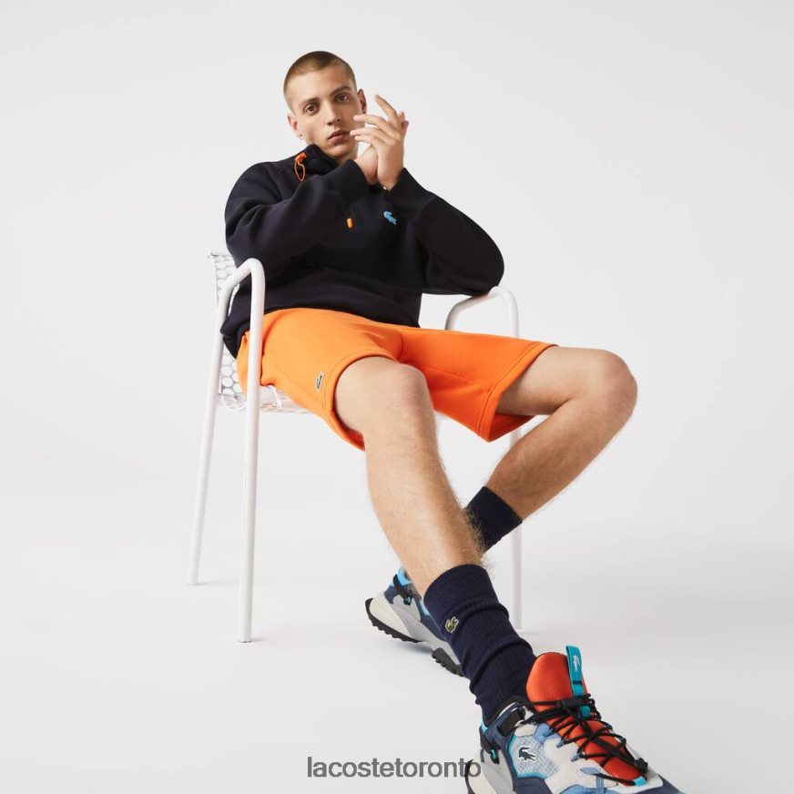 Clothing Lacoste SPORT Tennis Fleece Shorts Orange Men Z60BPR1577