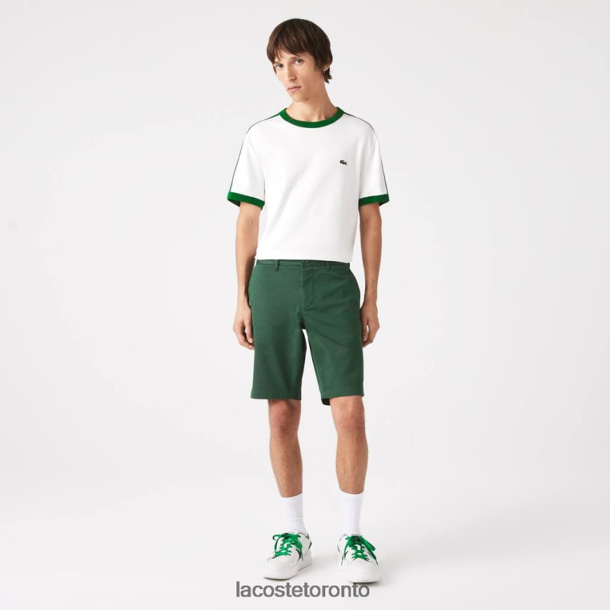 Clothing Lacoste Slim Fit Stretch Cotton Bermuda Shorts Green Men Z60BPR434