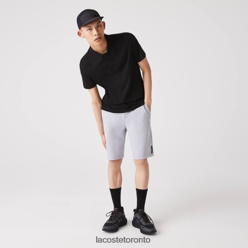 Clothing Lacoste Stretch Cotton Blend Shorts Grey Chine Men Z60BPR1391