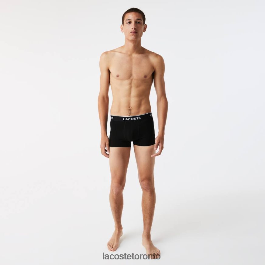 Clothing Lacoste Casual Boxer Brief 3-Pack Black/White/Grey Chine Men Z60BPR1372
