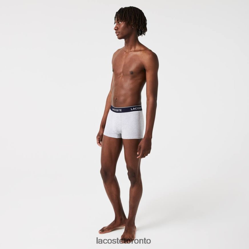 Clothing Lacoste Casual Boxer Brief 3-Pack Grey Chine Men Z60BPR485